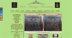 Desktop Screenshot of holtantiquefurniture.com